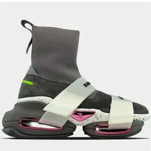BALMAIN B-Bold High-Top Sock Sneakers